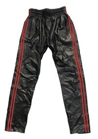 Prowler Red Leather Joggers Red Xl