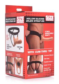 Size Matters Hollow Dildo Strap On Fle