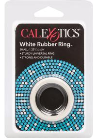 Rubber Cock Ring White Small
