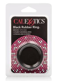 Rubber Cock Ring Black Medium
