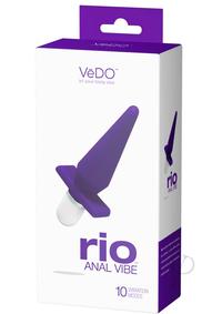 Rio Womens Anal Vibe Indigo