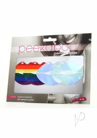 Peekaboo Pride Lips Rainbow
