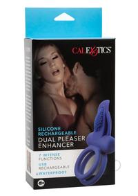 Silicone Dual Pleasure Enhancer Blue