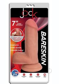 Jock Bareskin Dong W/balls 7 Vanilla
