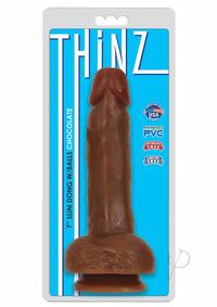 Thinz Slim Dong W/balls 7 Chocolate