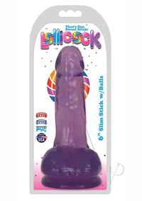 Lollicock Slim Stick W/balls 6 Grape