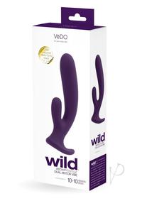 Wild Rechargeable Dual Vibe Purple