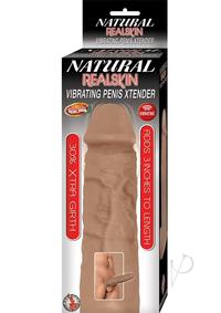 Natural Realskin Vibe Penis Xtend Brown