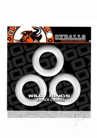 Oxballs Willy Rings 3pk White