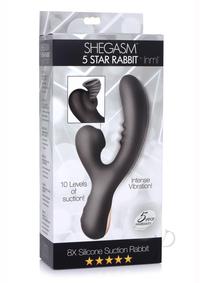 Inmi 5 Star 8x Suction Rabbit Black