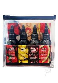 Fuck Sauce Lube Variety Fruit 2oz 4pk