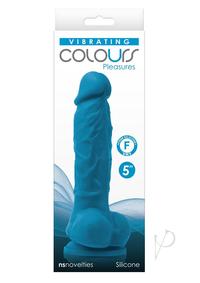 Colours Pleasures Dildo Vibe 5 Blue
