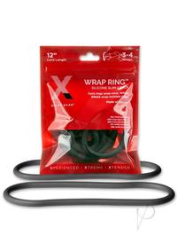 Xplay Silicone Thin Wrap Ring 12 Black