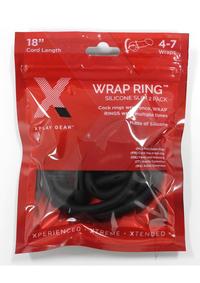 Xplay Silicone Thin Wrap Ring 18 Black