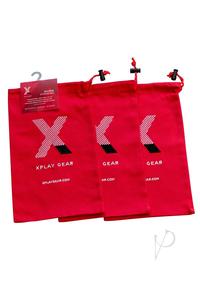 Ultra Soft Gear Bag 8x13 3pk Red(spec)