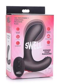 Swell Inflate Vibe Prostate Plug Black