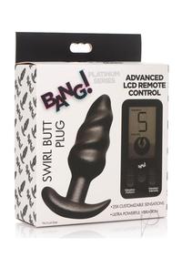 Bang 25x Silicon Swirl Plug W/remote Blk