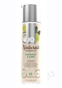 Jo Naturals Coconut/lime Massage Oil 4oz