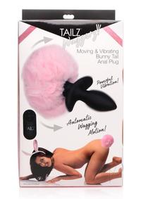 Tailz Moving/vibrating Bunny Tail Pink