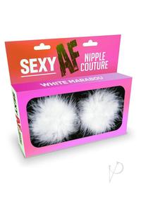 Sexy Af Nipple Marabou White