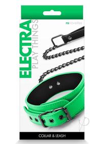 Electra Play Things Collar/leash Green