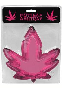 Pink Pot Leaf Ashtray