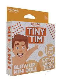 Tiny Tim Blow Up Party Doll Vanilla